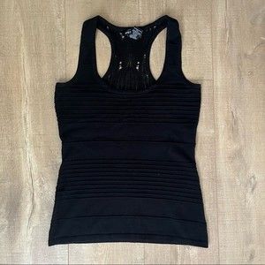 Wet Seal Sweater Style Tank in Black